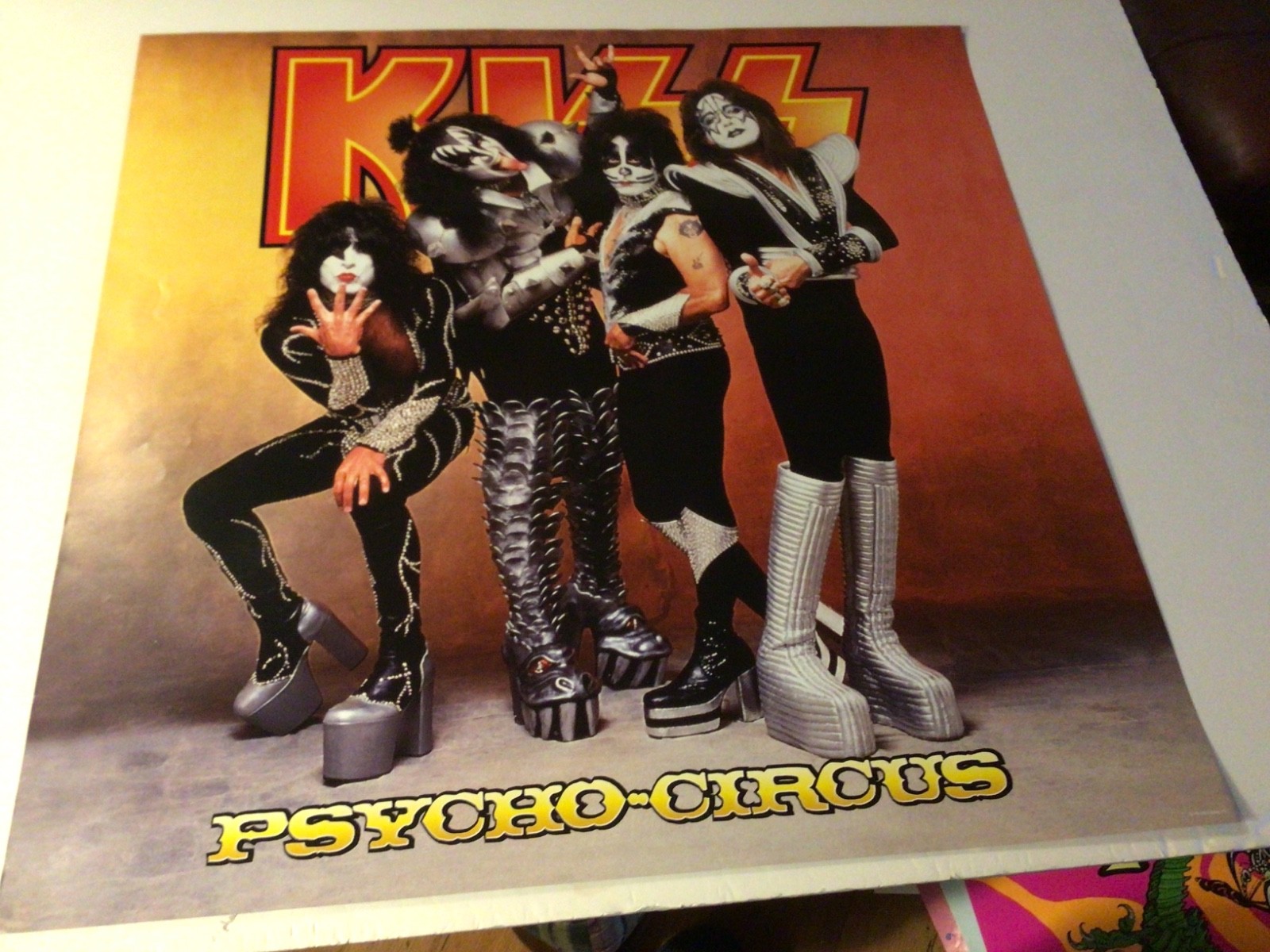 KISS "PSYCHO CIRCUS" 2-SIDED 1998 PROMO POSTER  24” x 24”