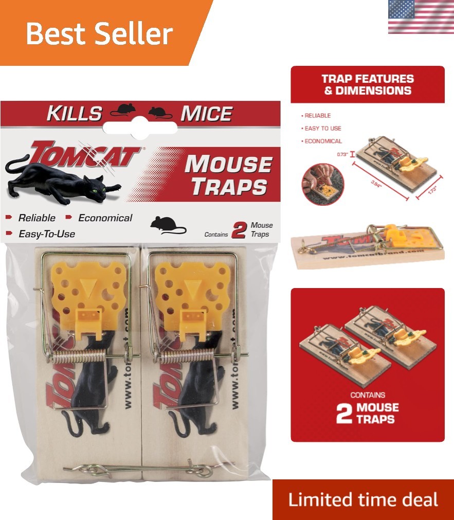 User-Friendly Wooden Mouse Traps: Inexpensive and Effective Rodent Solution