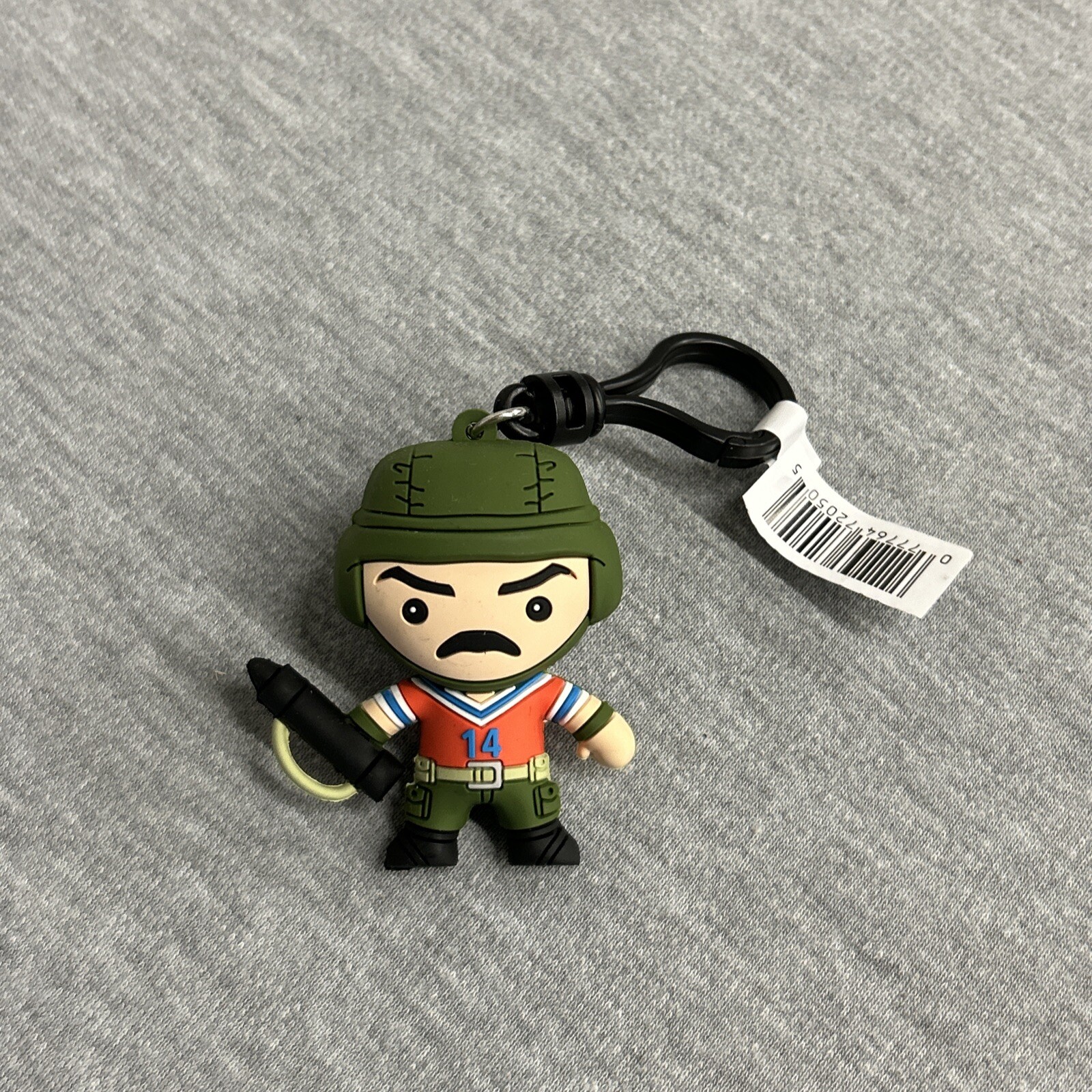 G.I. Joe - Hasbro - 3D Figural Bag Clip Key Chain Exclusive A Bazooka