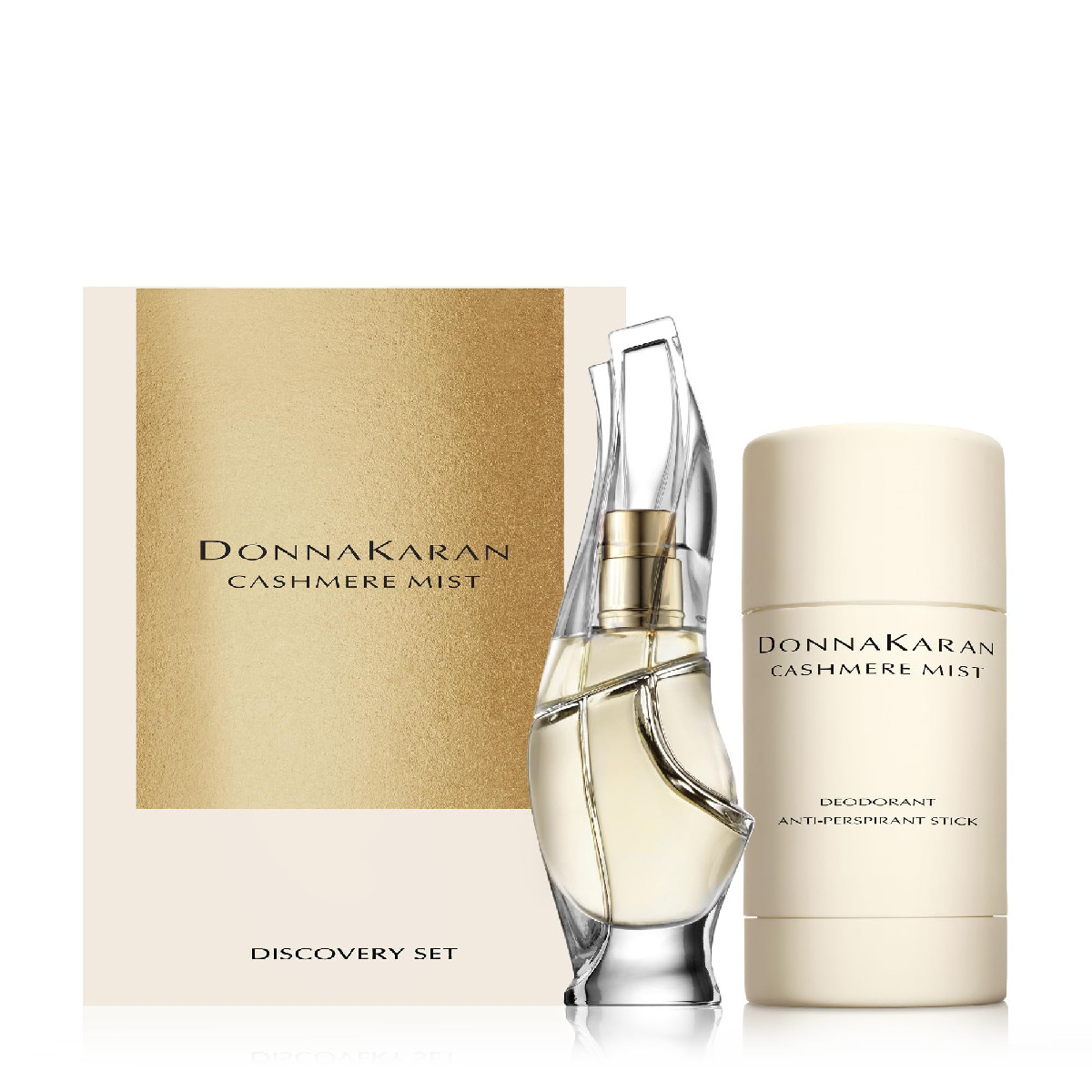 Donna Karan Cashmere Mist Duo Set EDP Mini Spray 0.5 oz & Deodorant