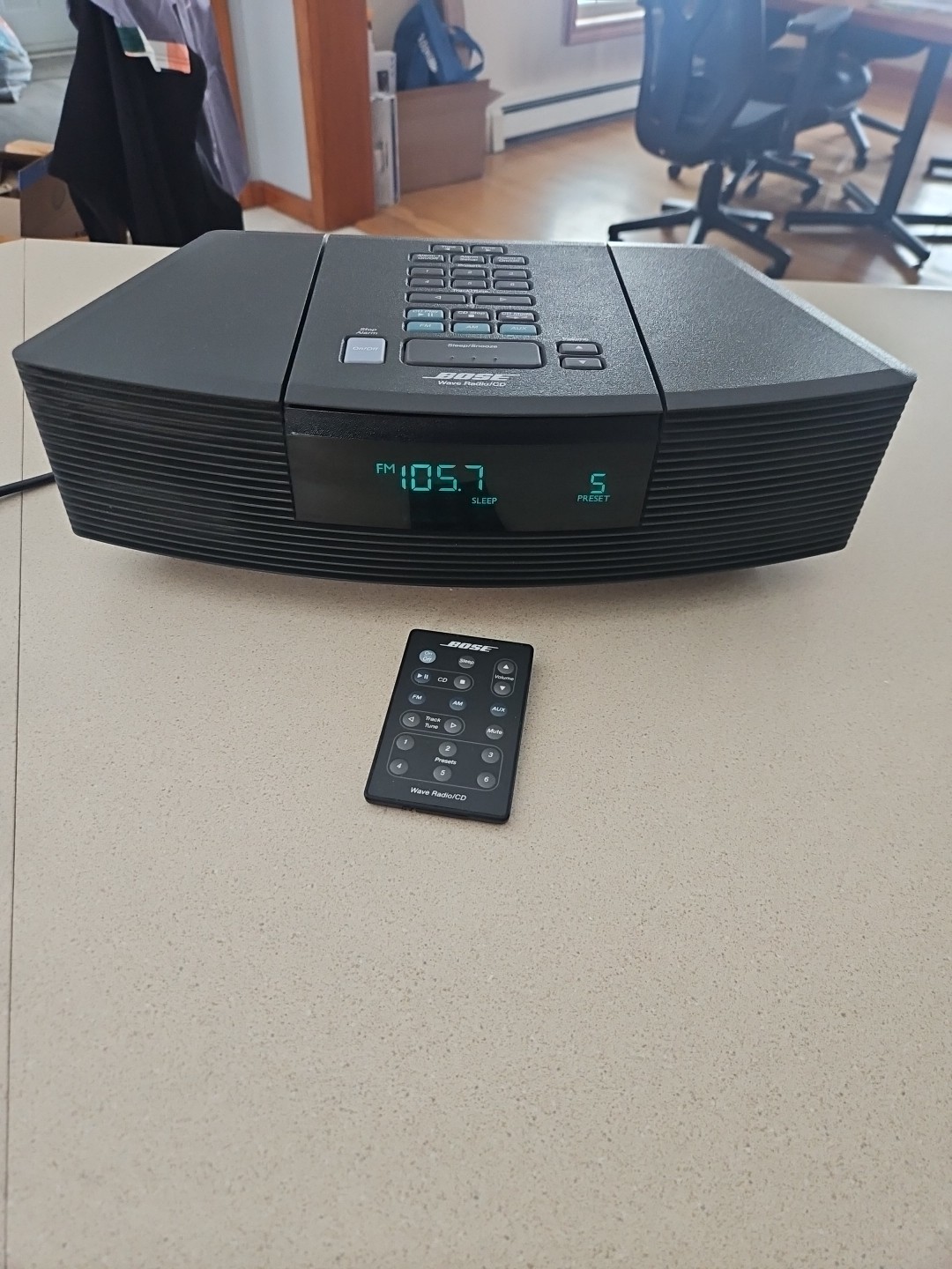 Bose Wave Radio CD Player AWRC-1G Black - Tested and Working With Remote 