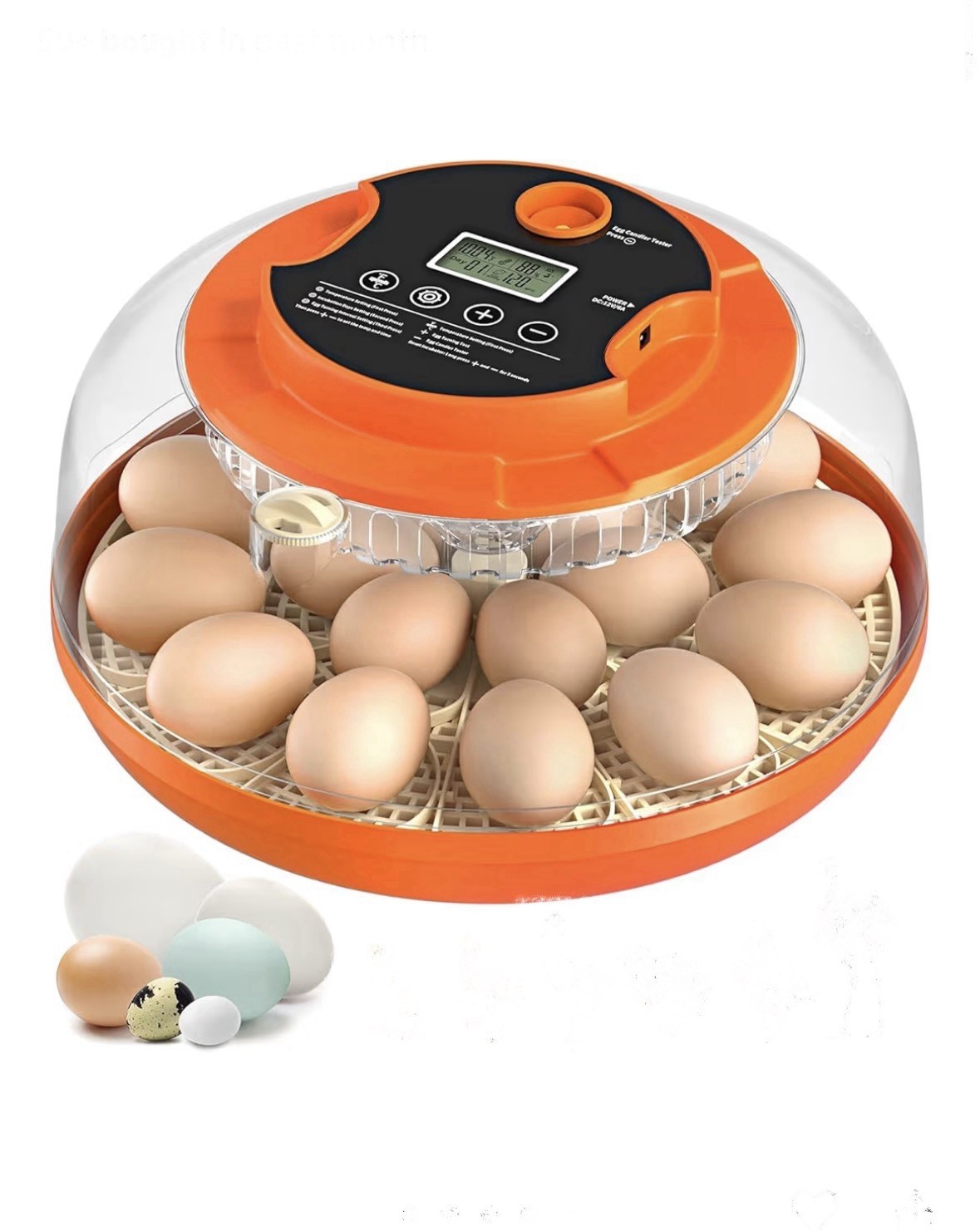 18 Egg Incubator w/ Auto Turning Refill Temperature Humidity Control- Open Box