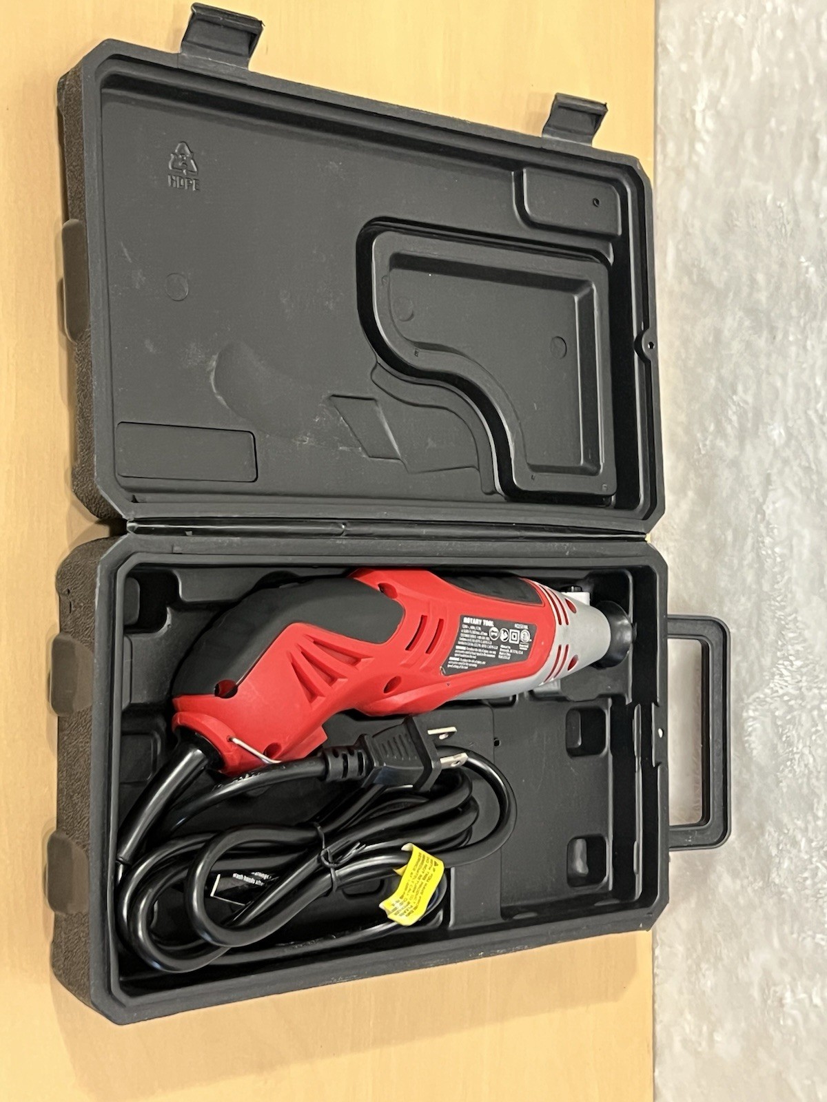 Hyper Tough AQ25018A 1.5A Corded Rotary Tool Variable Speed w/ Case (Tool Only)
