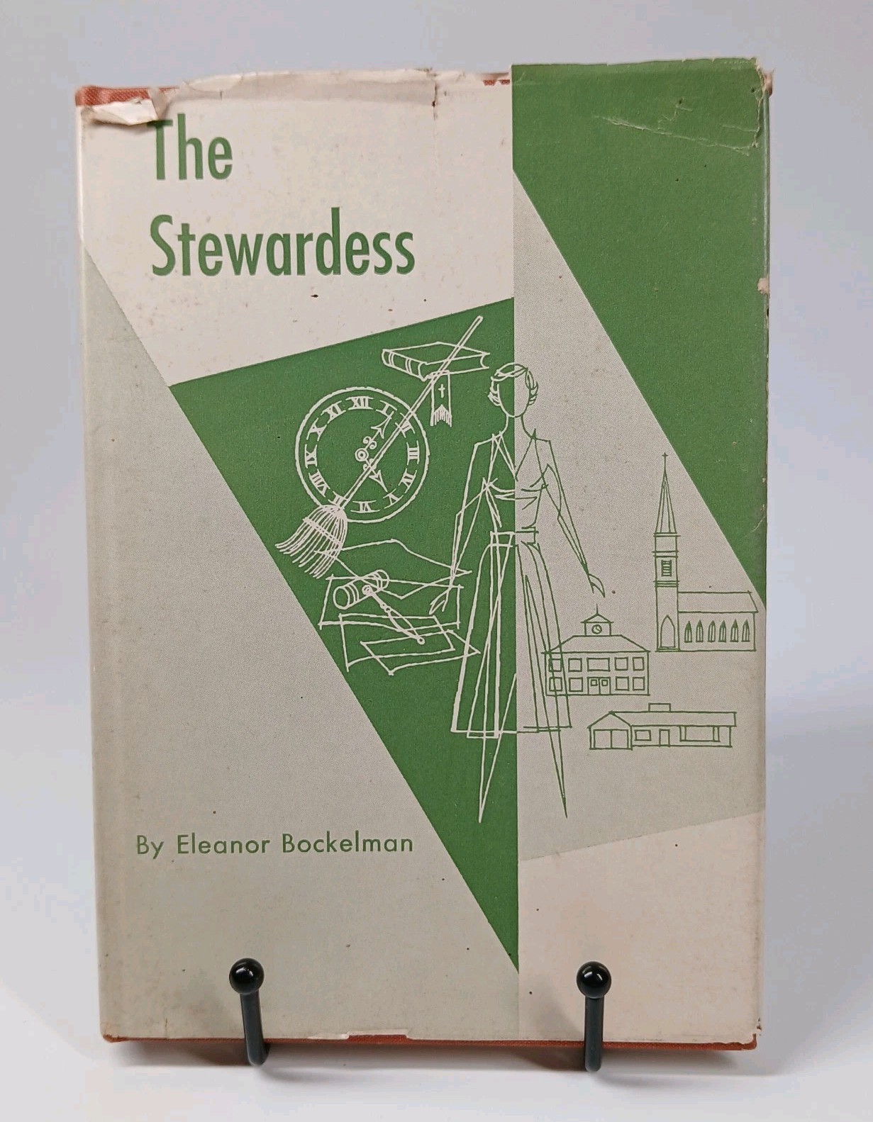 The Stewardess 1956 by Eleanor Bockelman Hardcover W/ Dust Jacket