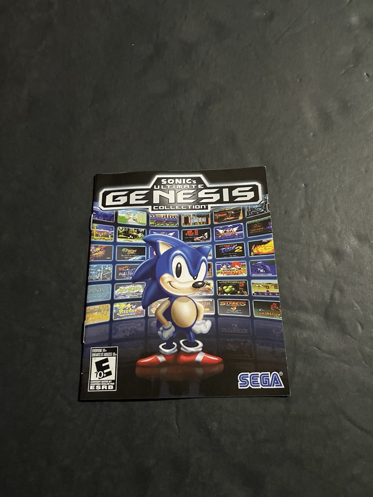 sonic ultimate genesis collection ps3 Manual only