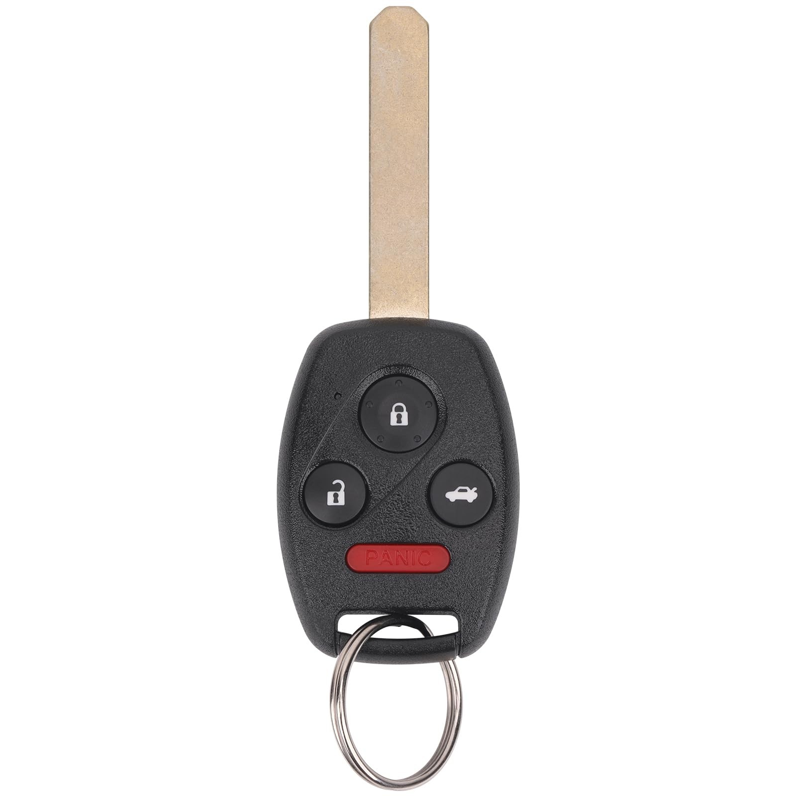 Vurkcy Keyless Entry Remote Control Uncut Car Ignition Key Fob black 