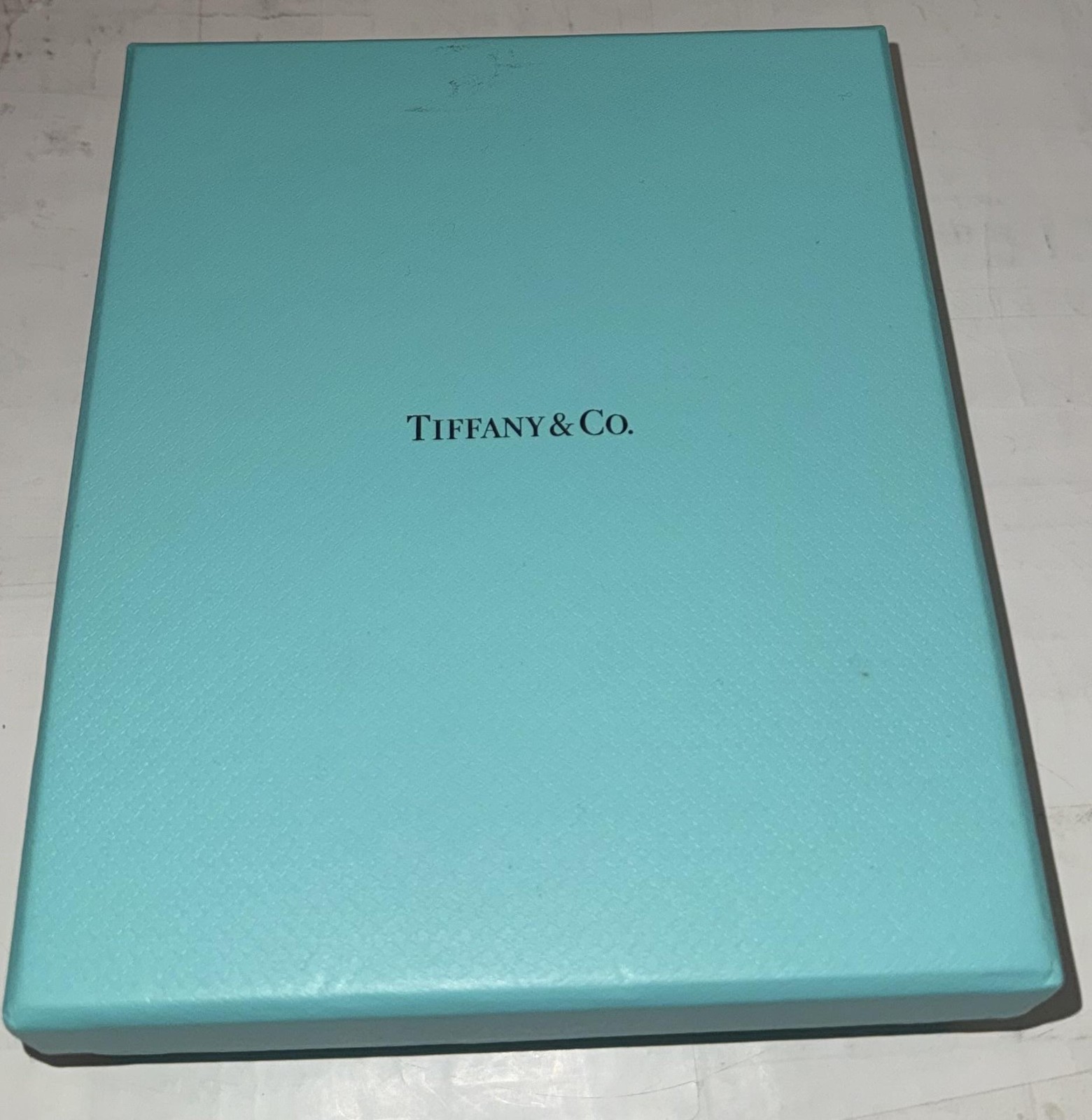 Tiffany & Co Blue Hatpin Presentation EMPTY Box Jewelry Gift 7” x 7”