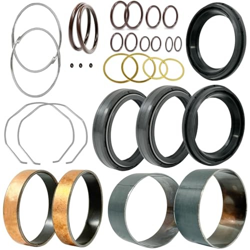 Fork Bushing Seal Rebuild Kit Fit for CR125R CR250R KX125 KX250 KX500 WR250F 