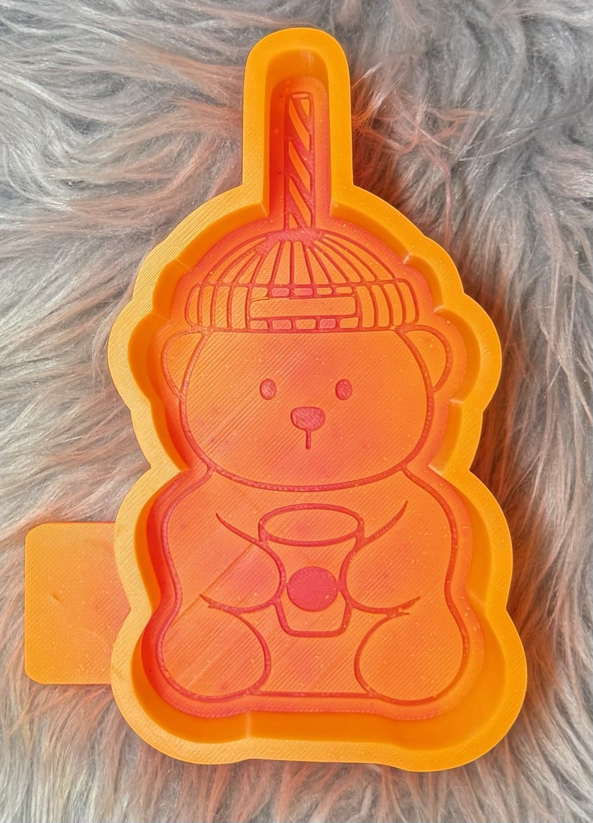 Bearista coffee cup car freshie mold 