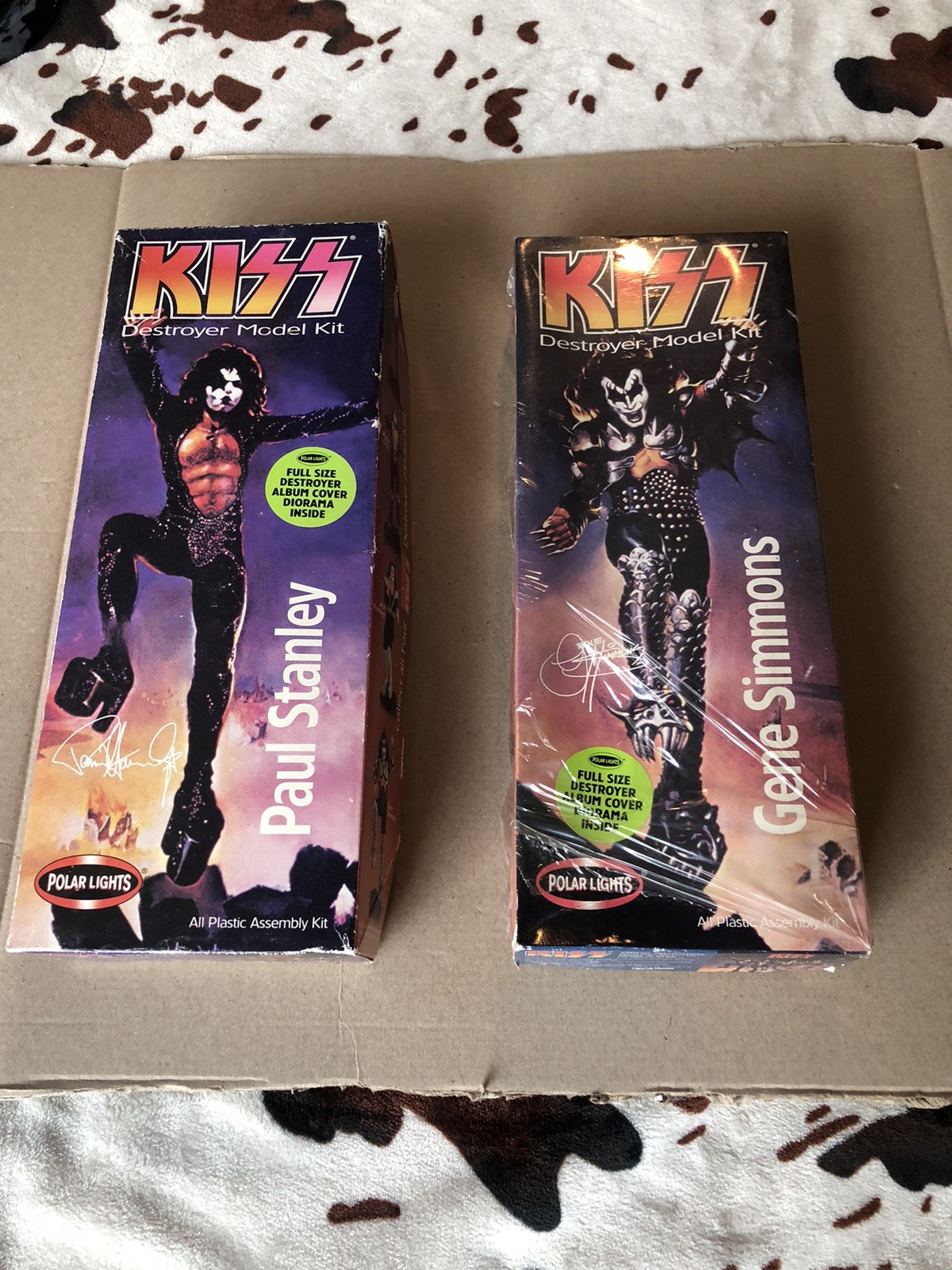 Kiss Destroyer Model Kit with Gene Simmons and Paul Paul Stanley ￼ W mini poster