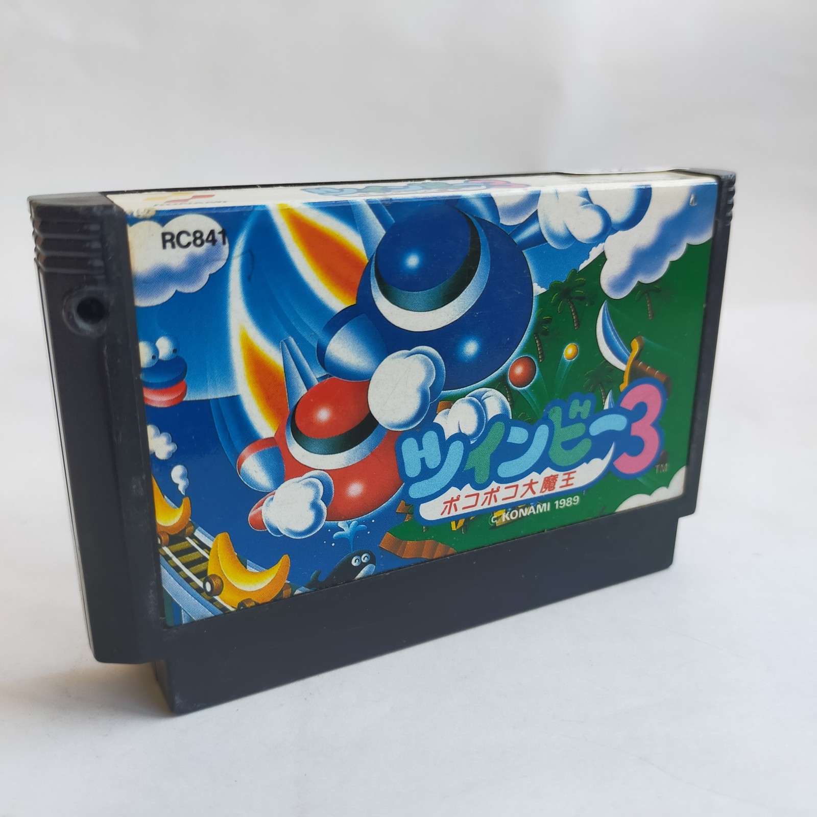 Twinbee 3 Konami pre-owned Nintendo Famicom NES Tested