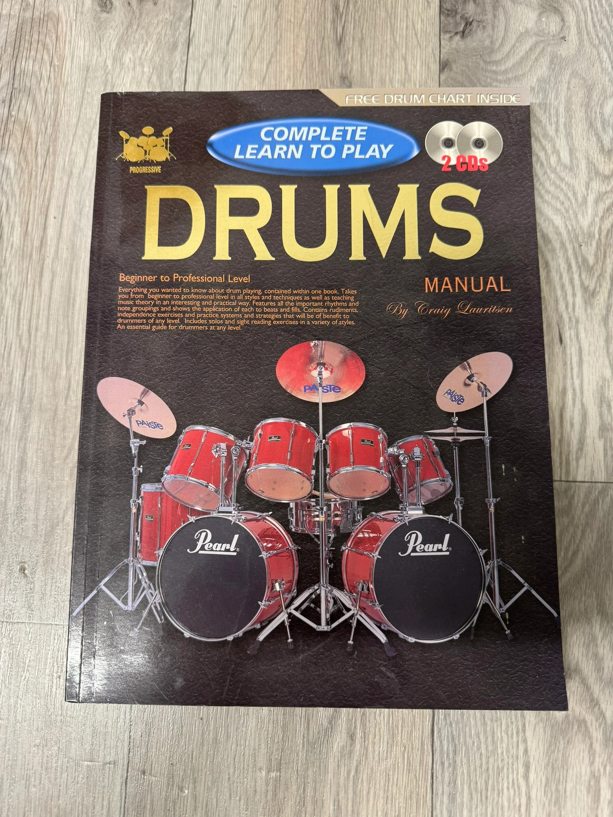 Complete Learn to Play Drums Drum Book Manual / Music Notation