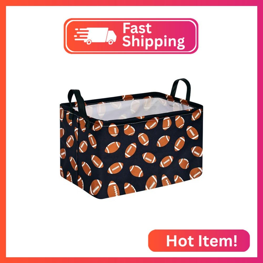 MAIZMZ Kids Hamper Storage Bins Organizer Toy Box Laundry Basket Large Canvas Co