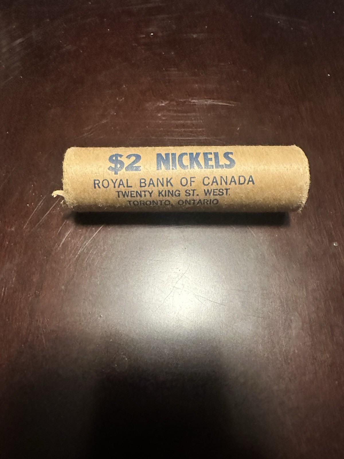 Canadian 1967 Centennial 'Bank of Canada' Original Nickel Roll from RBC | MS64