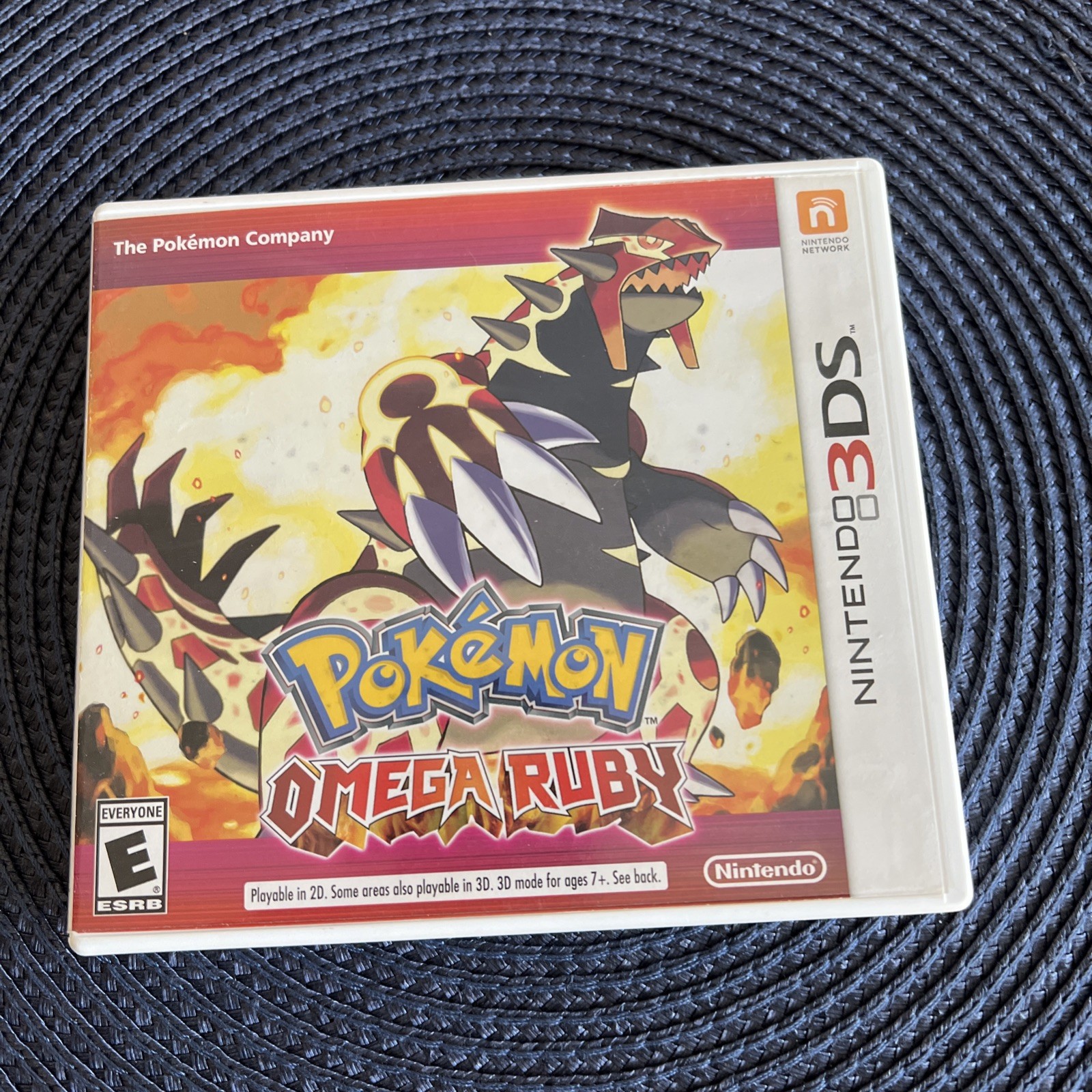 Pokémon Omega Ruby Nintendo 3DS Case And Electronic Manual Only