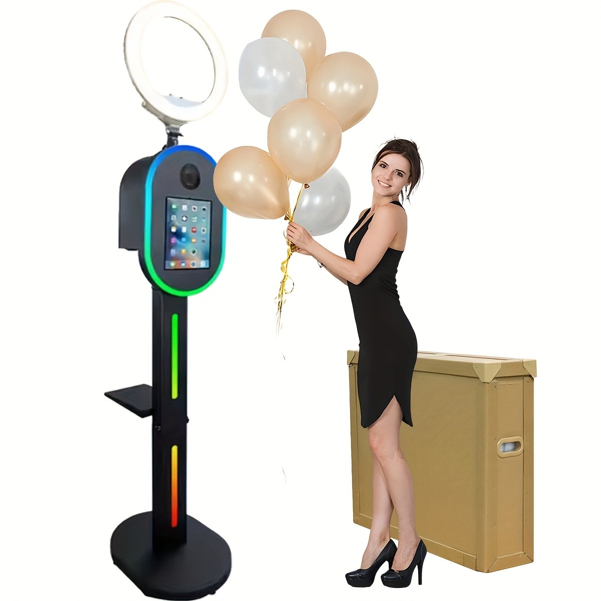 iPad Photo Booth Machine for iPad 10.2 - 12.9 & Camera DSLR Photo Booth Shell
