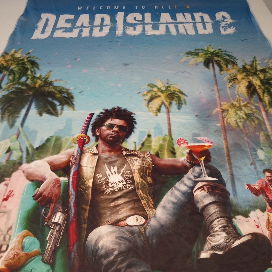 Dead Island 2 Fabric Gamestop Promo Display Banner 48" X 88"