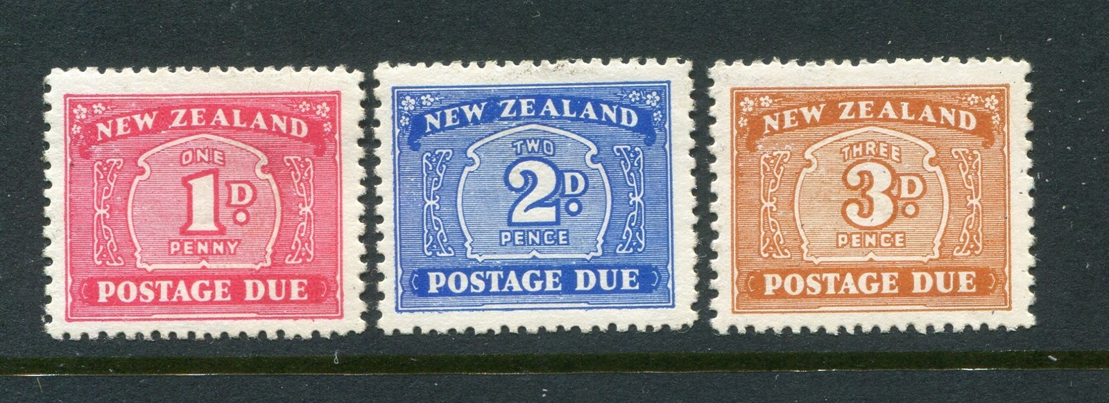 New Zealand #J27-29 Postage Due Complete Set [Mint Never Hinged]
