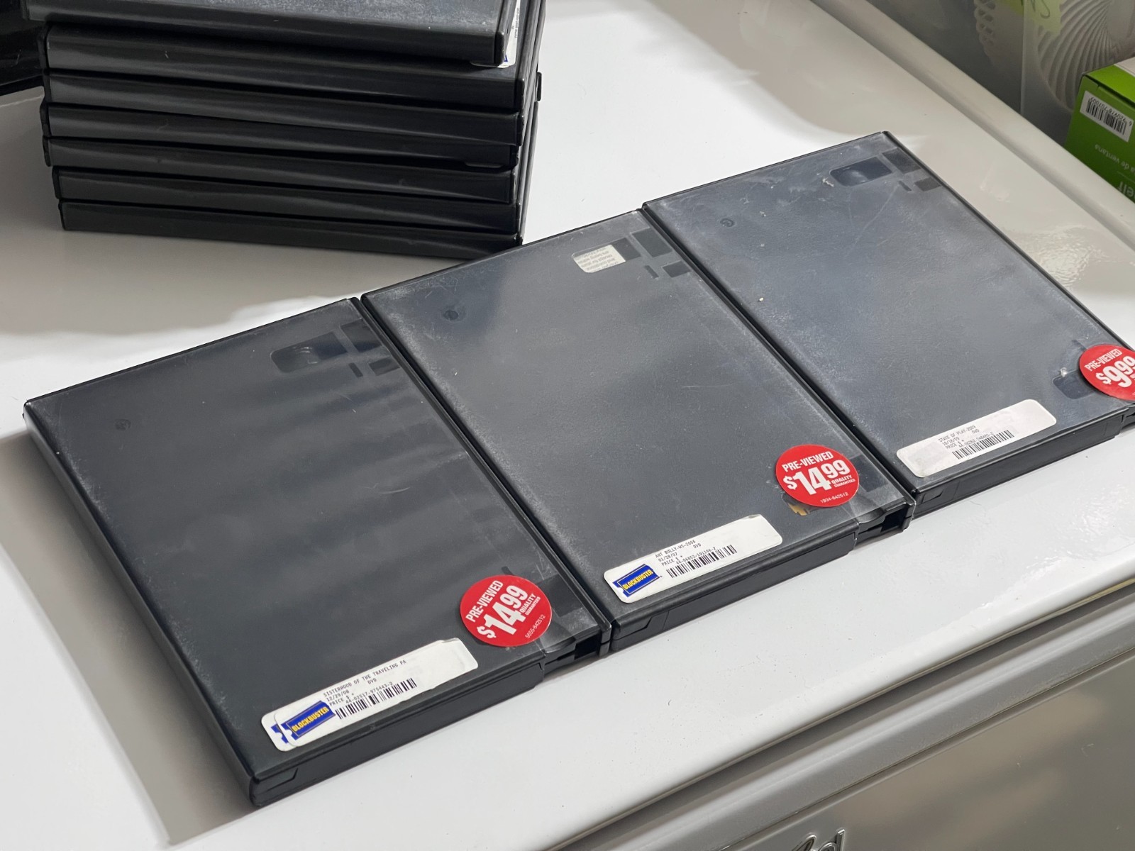 10x Authentic Blockbuster Empty Standard Single Disc DVD Replacement Cases