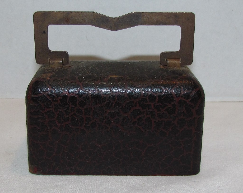 Vintage Valise Carpet Bag Metal Bank, B.T. Corporation