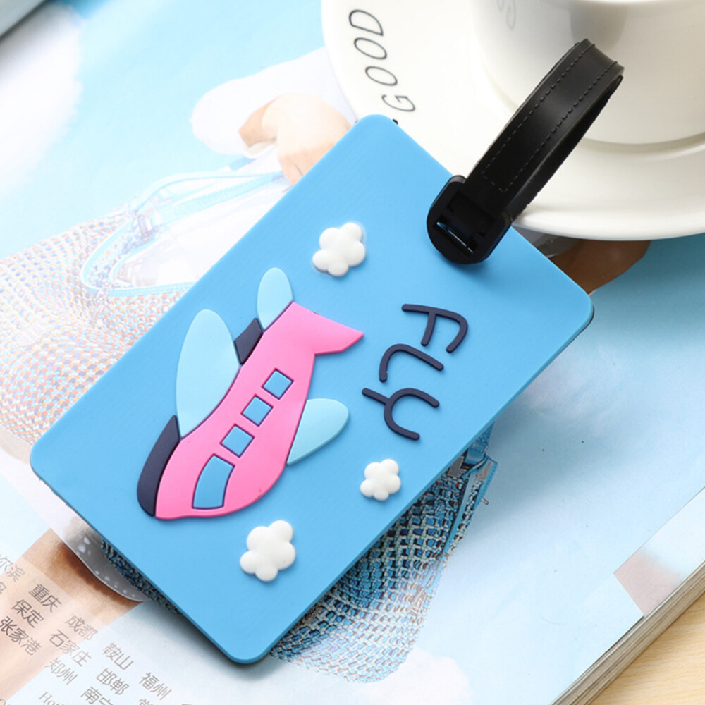 4 Pcs Travel Suitcase ID Tag Plastic Luggage Tags Identifier