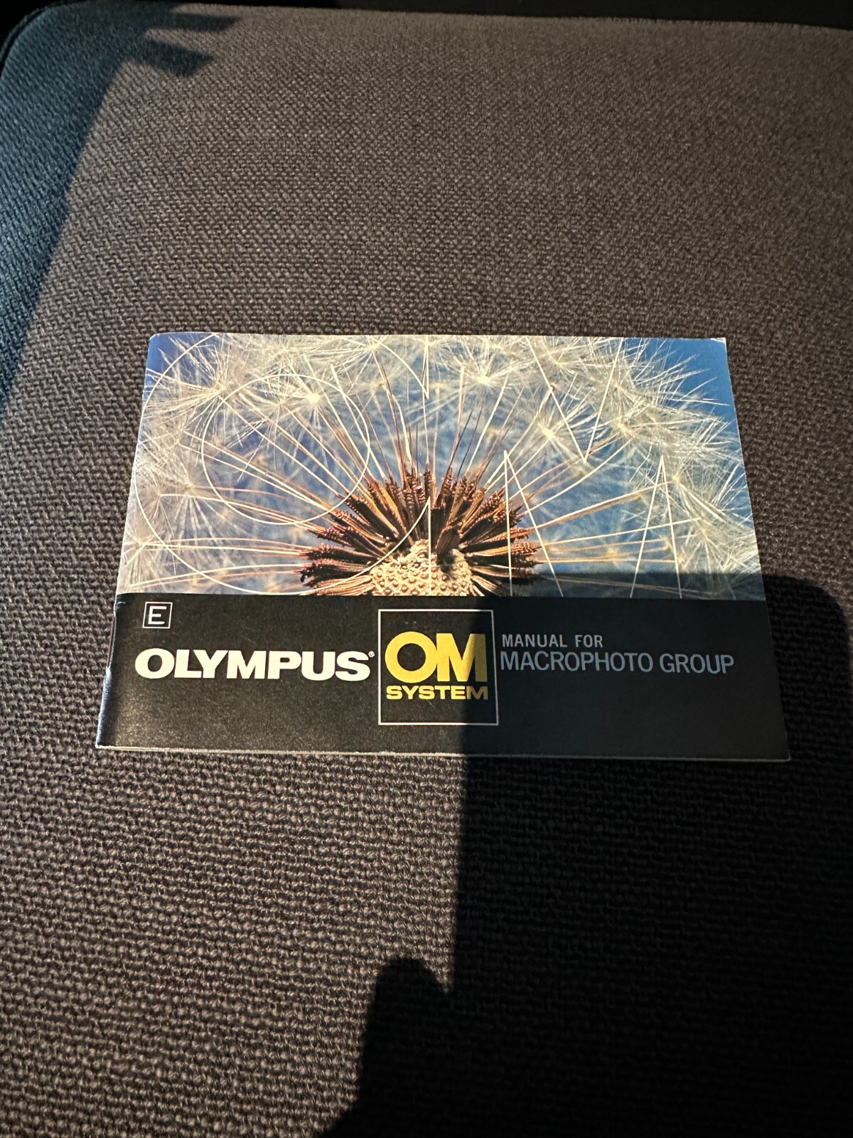 Original Instructions Manual for Olympus OM System Manual for Macrophoto Group