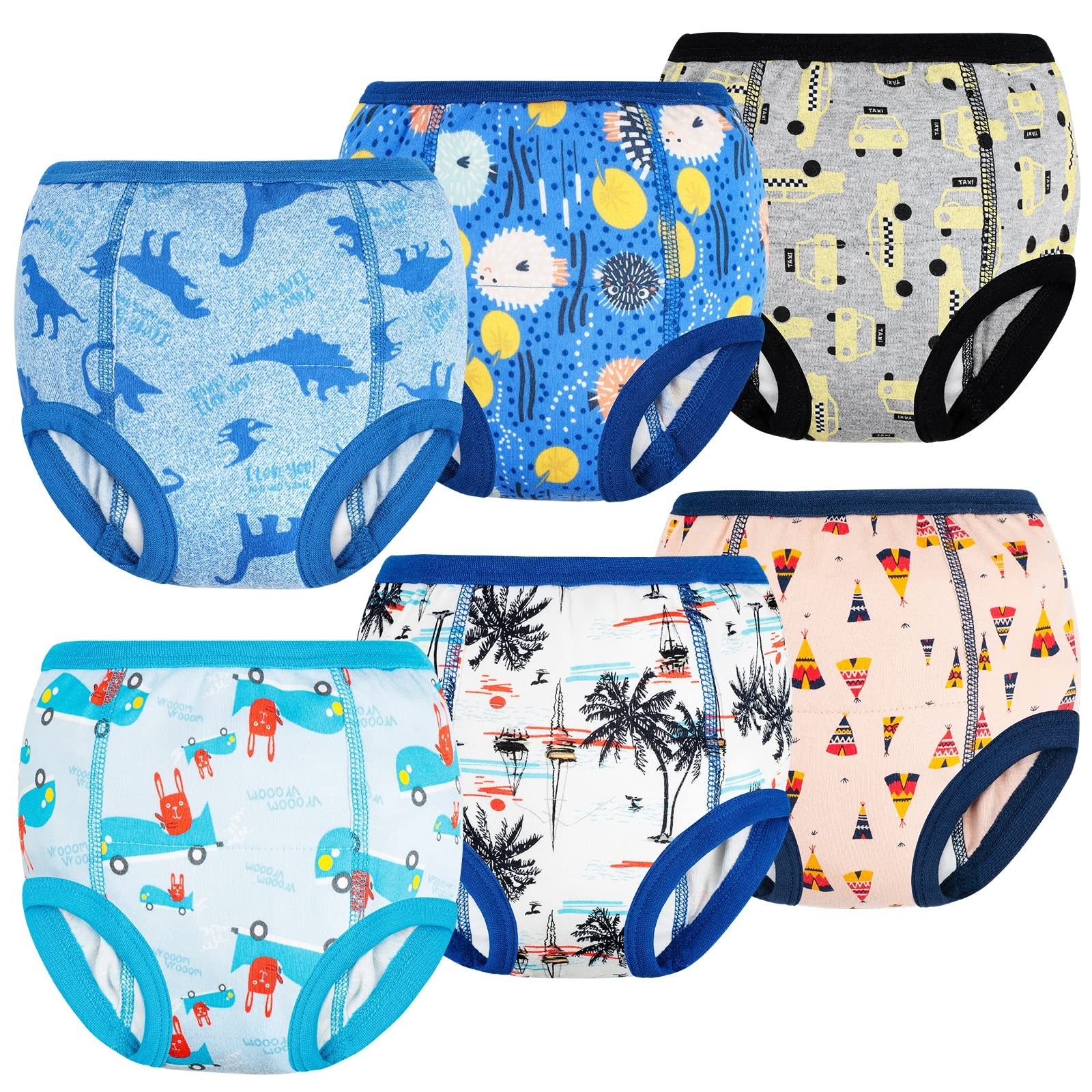 Potty Training Underwear for Boys Absorbent Cotton Training Pants Washable an...