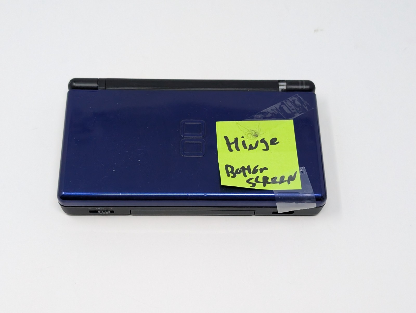 Nintendo DS Lite Handheld Console Cobalt Blue - For Parts or Repairs