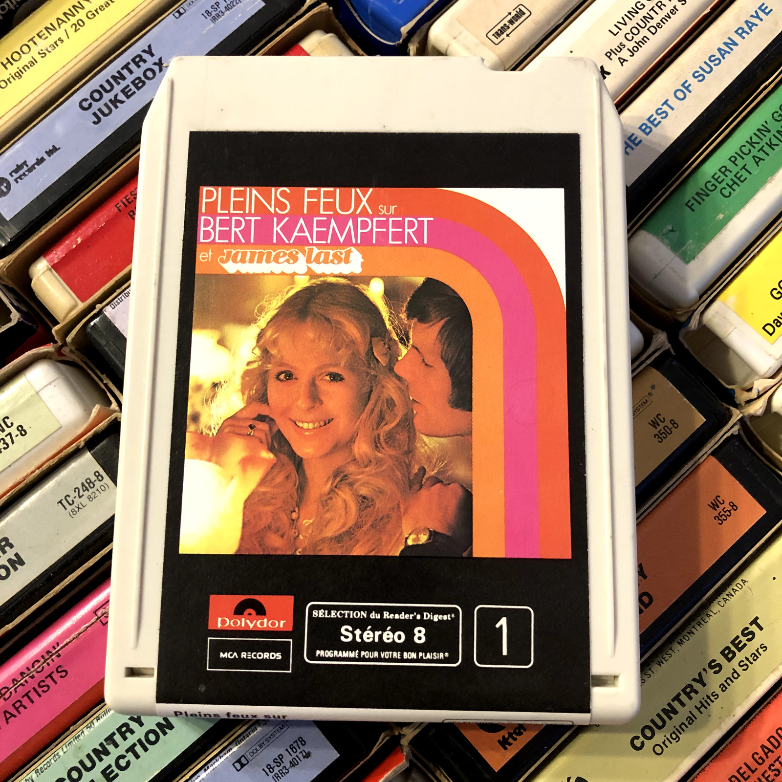 Bert Kaempfert et James Last : Pleins Feux sur (Tape 1) 8 Track Tape CANADA