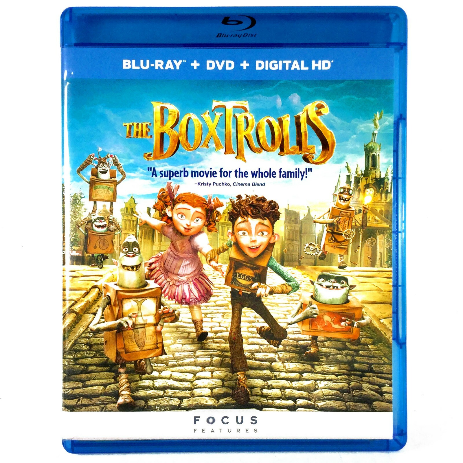 The Boxtrolls (Blu-ray/DVD, 2014, Widescreen) Like New !  
