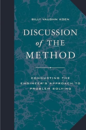Discussion of the Method : Conducting the Engineer's Approach to Problem Sol...
