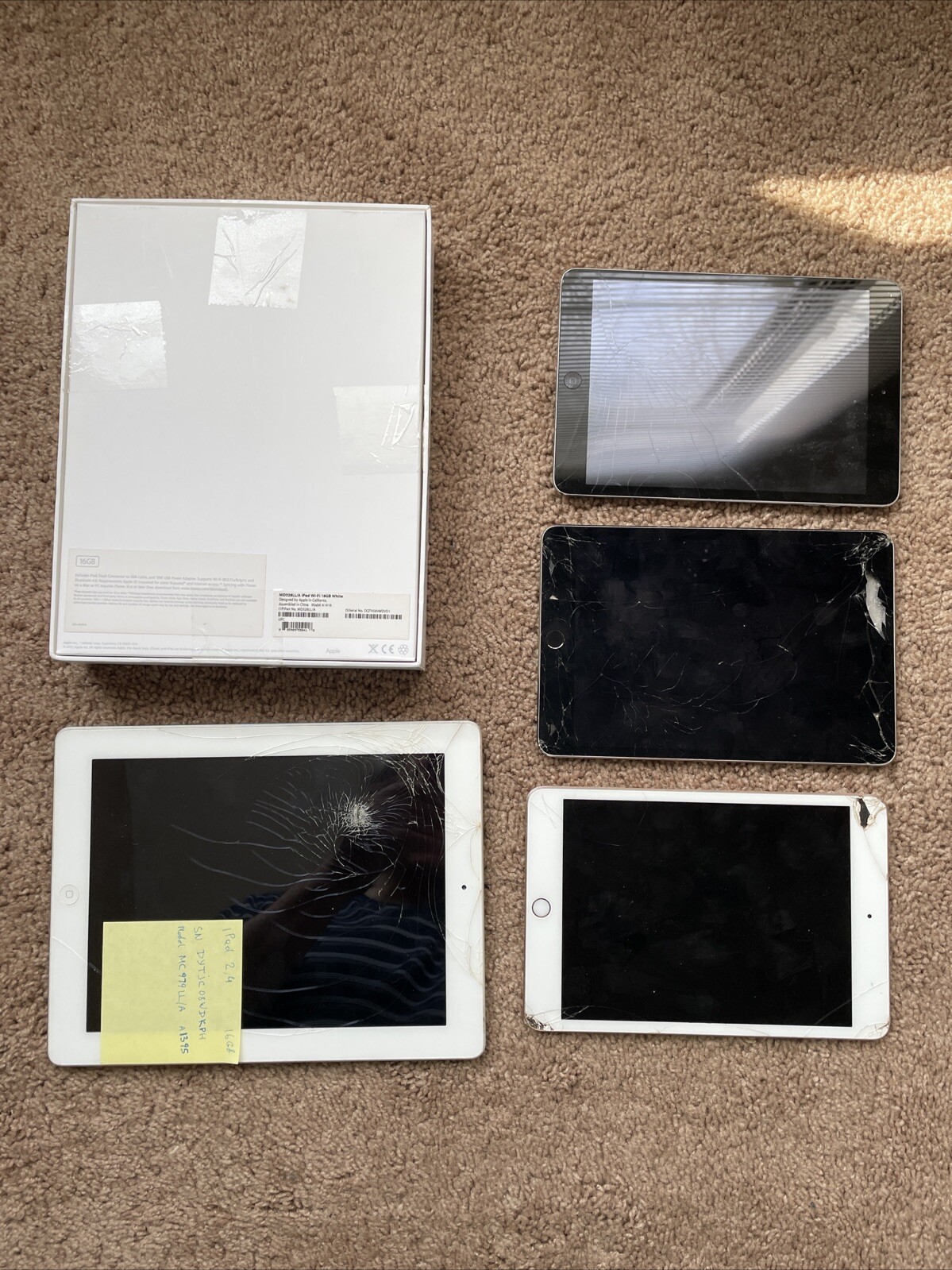 iPads  set for parts 