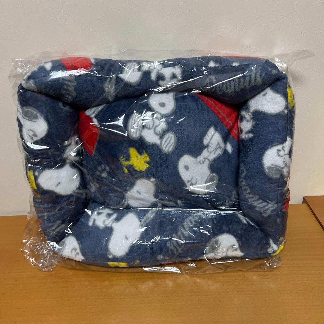 Peanuts Snoopy Plush Bed Sofa Navy Character Cushion Toy 18x14x5 inches