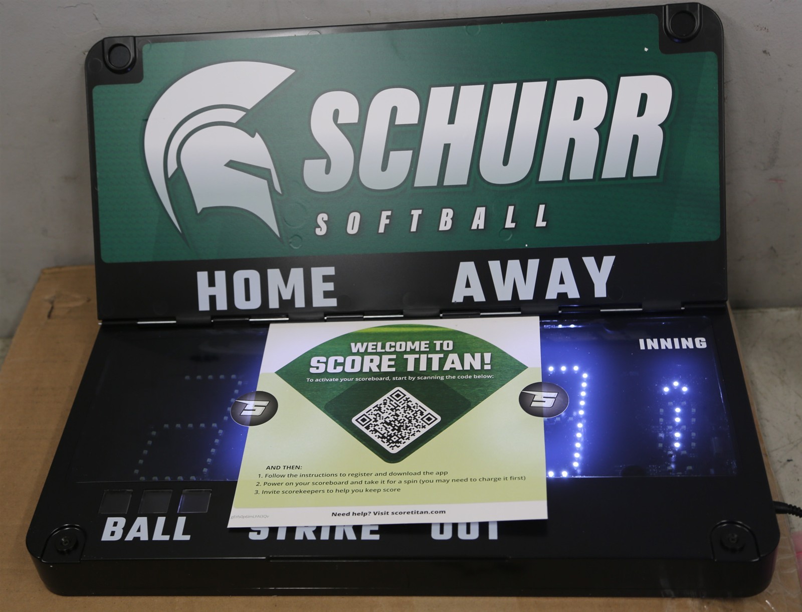 Score Titan Portable Baseball Scoreboard (S18)