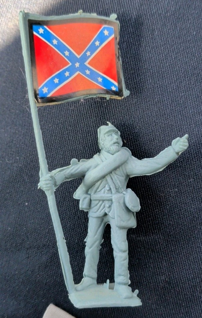 Vintage Plastic Confederate Soldier Toy