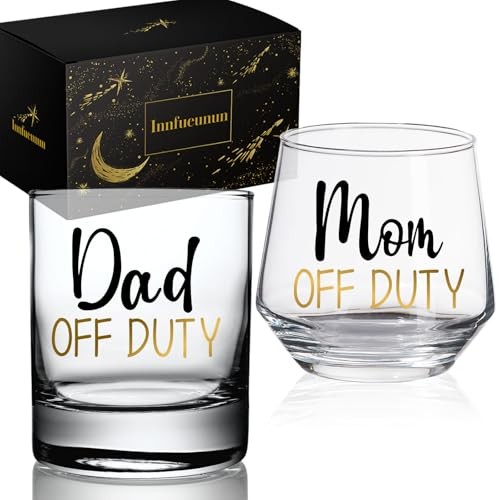Funny Dad & Mom Set Gifts for New Parents Funny Gift for Father's Day, 