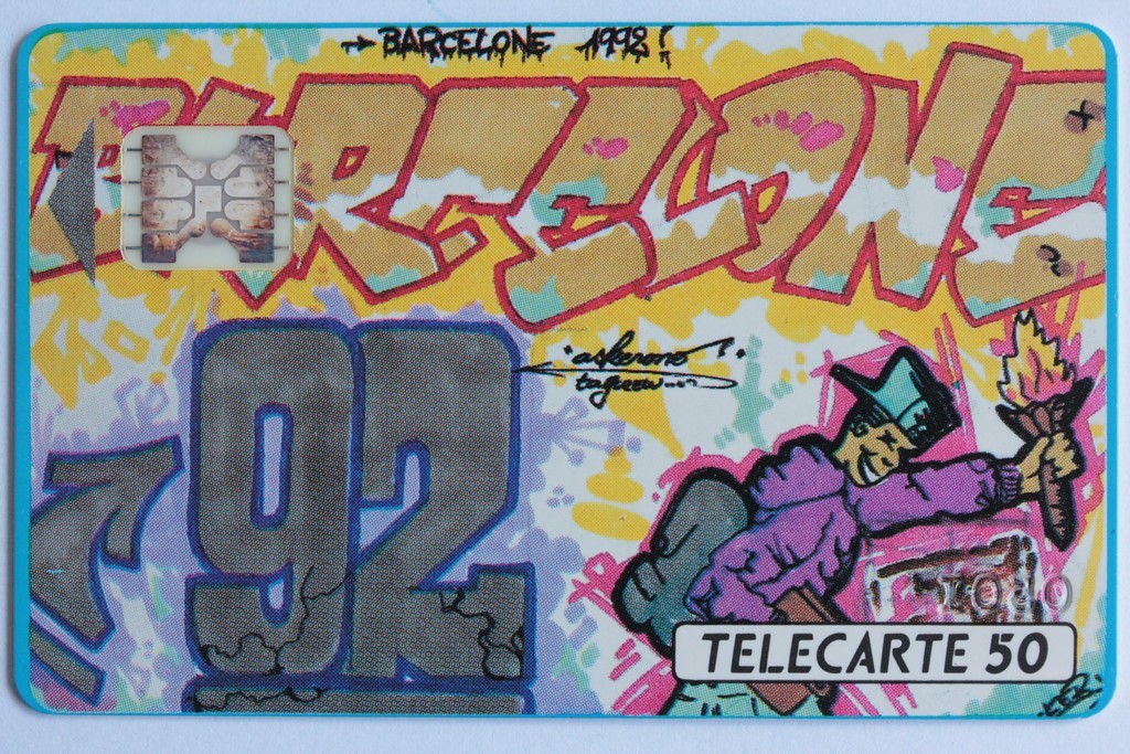 France Private-Public Smart Card Collège de Valmy 1991 (54691)