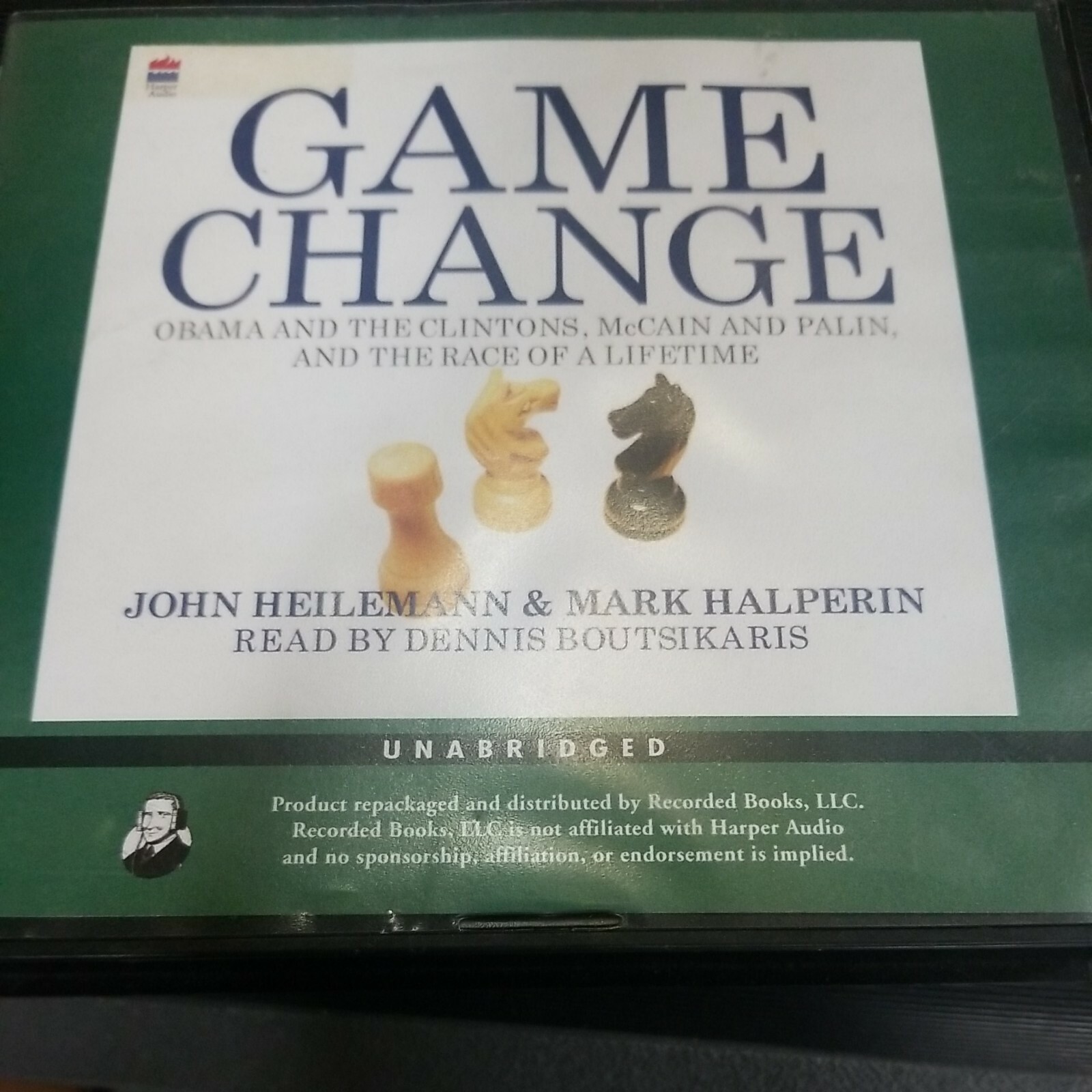Game Change Obama and the Clintons McCain and Palin and the Race of a Lifetime. 