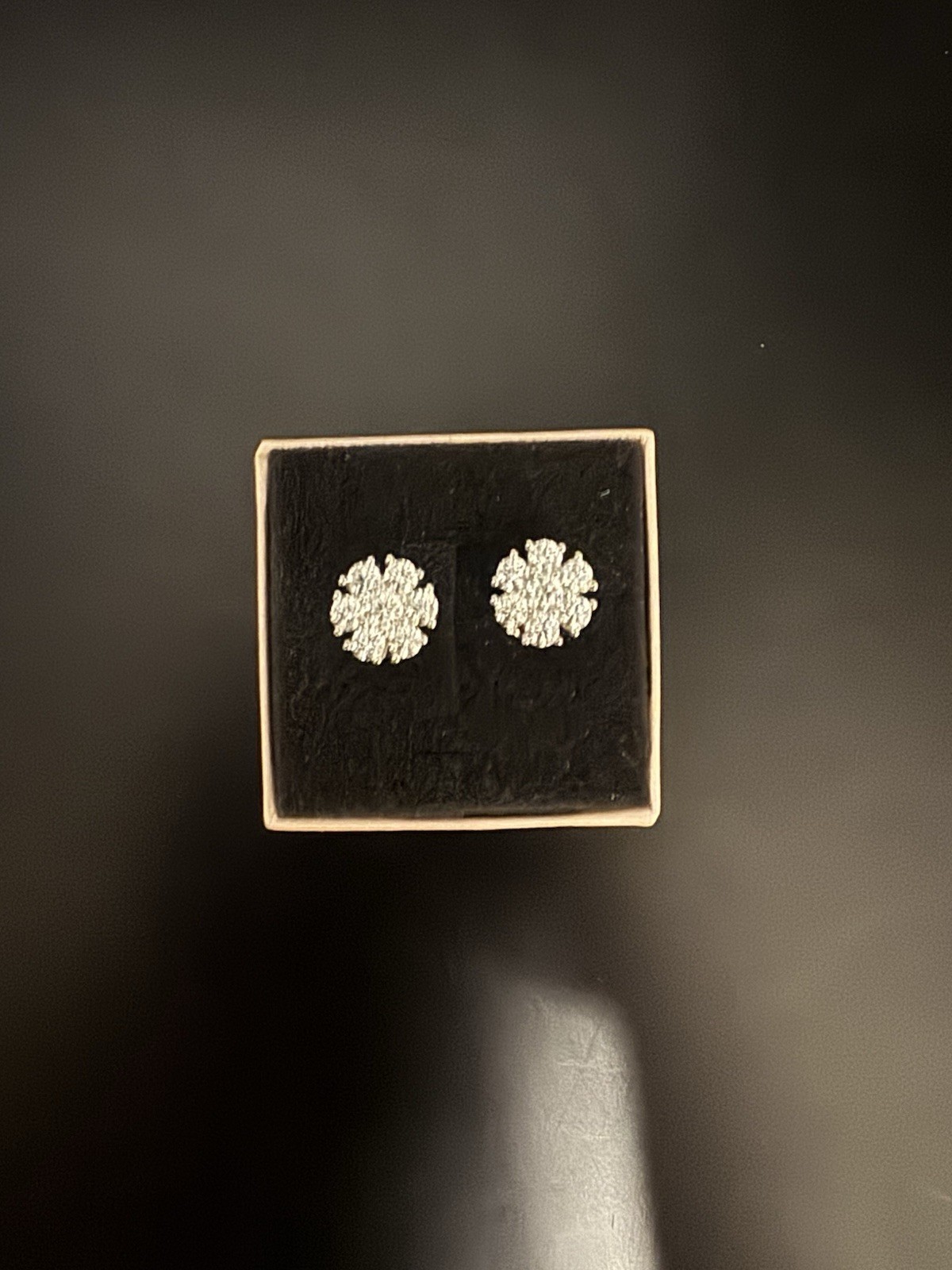 VVS Moissanite Cluster Flower Stud Earrings 925 Sterling Silver