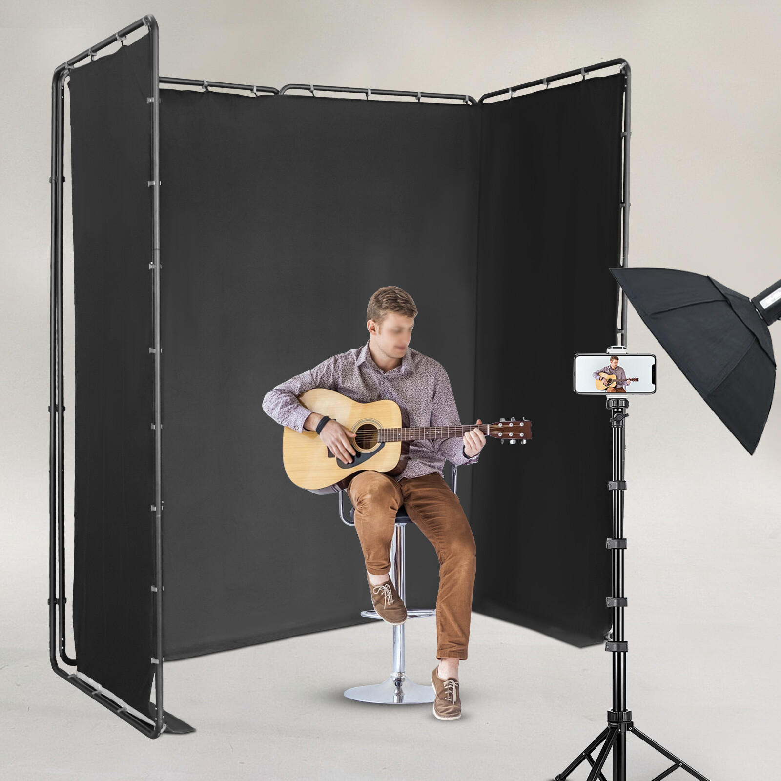 Backdrop Stand, Photography Backdrop Stand, Photography Backdrop Stand with Blac