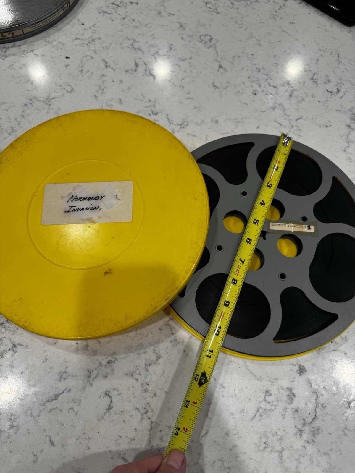 Vtg Ww2 World War 2 16mm Reel Fight Scene Normandy Invasion Title Approx 900’ BH