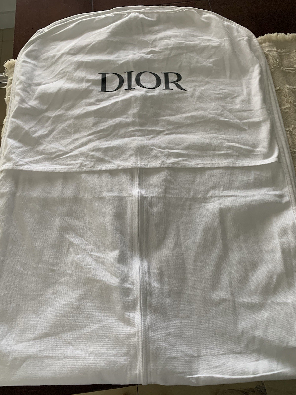 CHRISTIAN DIOR  GARMENT BAG COTTON 100 %  CANVAS LARGE