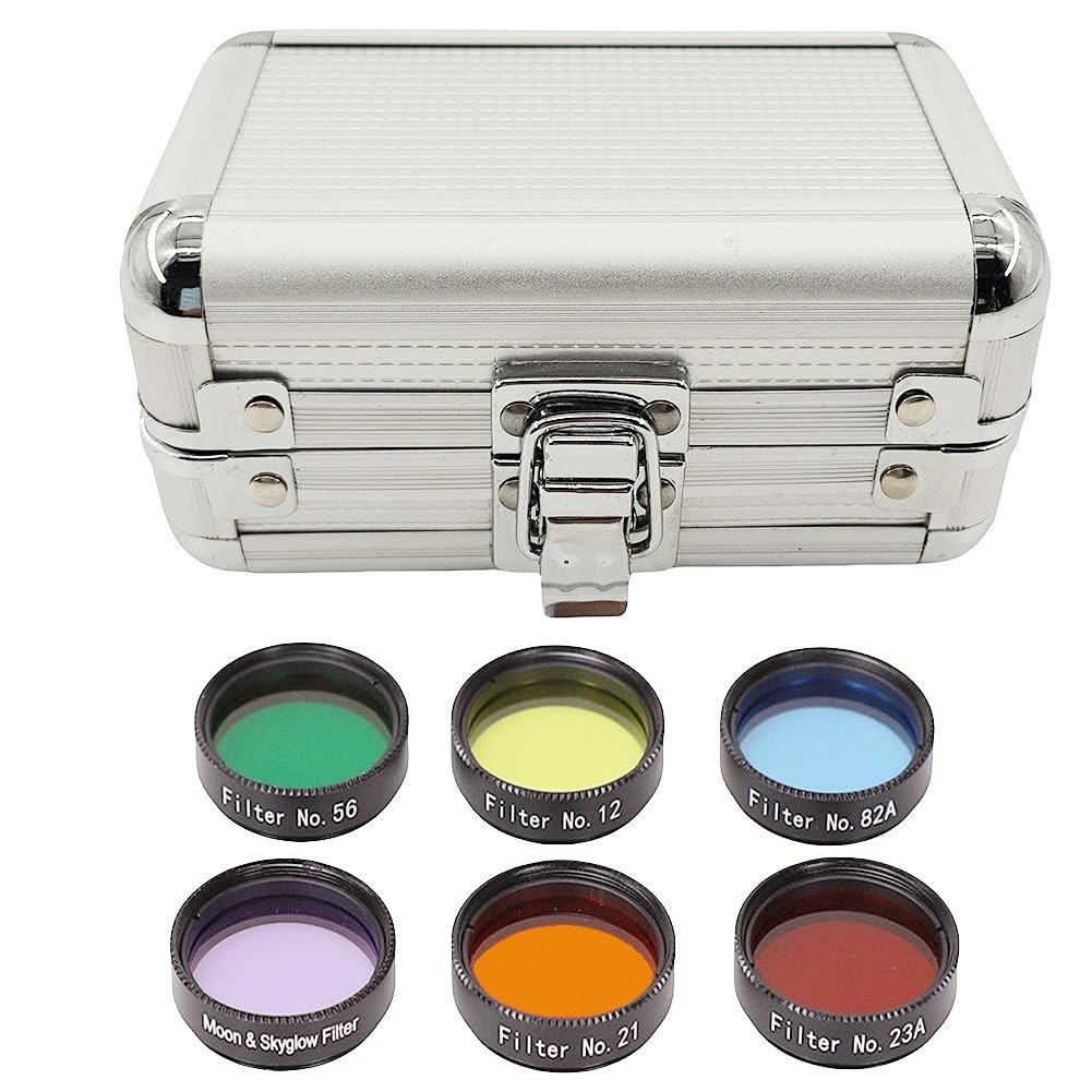 1.25" Telescope Eyepiece Filter Set Telescope Accessories Filters Kit with St...