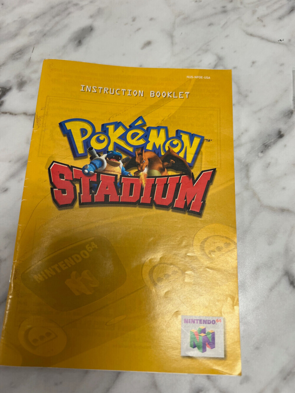Pokemon Stadium Nintendo 64 N64 Manual Only