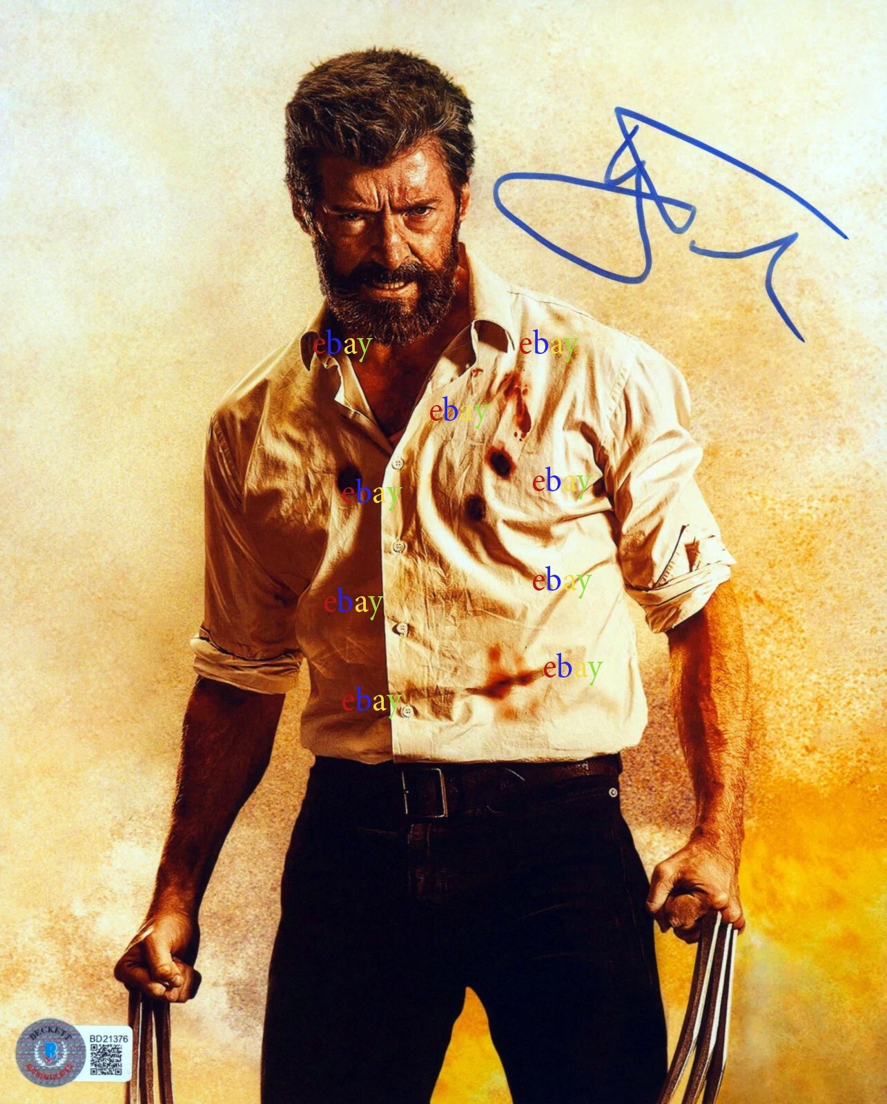 Hugh Jackman X-Men Wolverine Autographed Signed 8x10 Photo Reprint