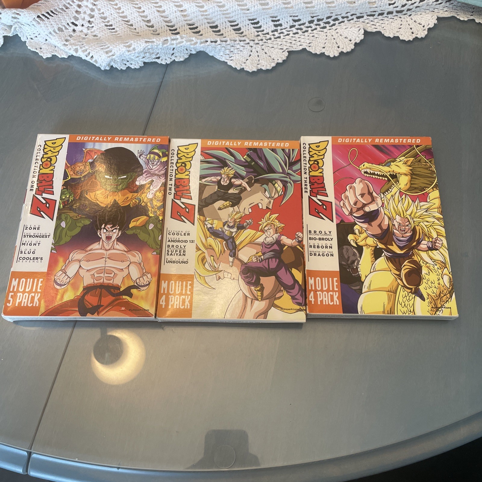 Dragon Ball Z Collection 1, 2, And 3 DVDS