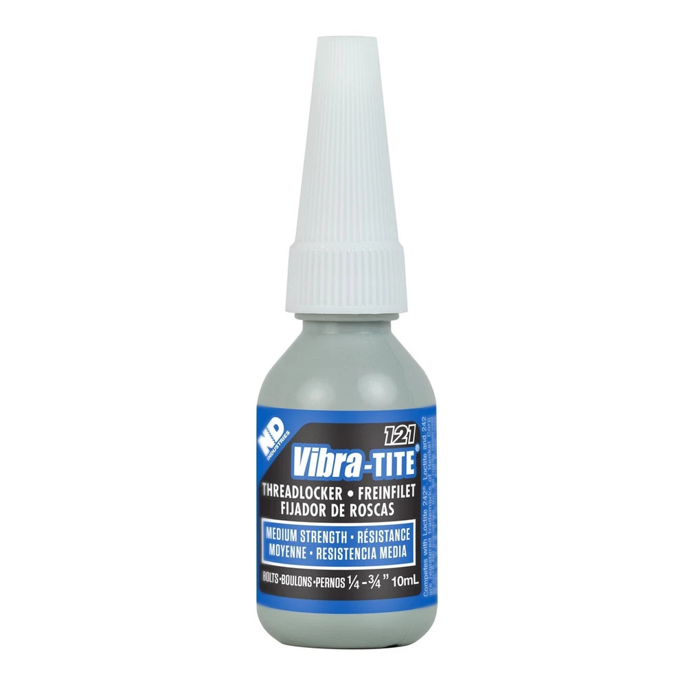 Vibra TITE 121 Medium Strength Blue Threadlock Sealant 10ml for Fasteners