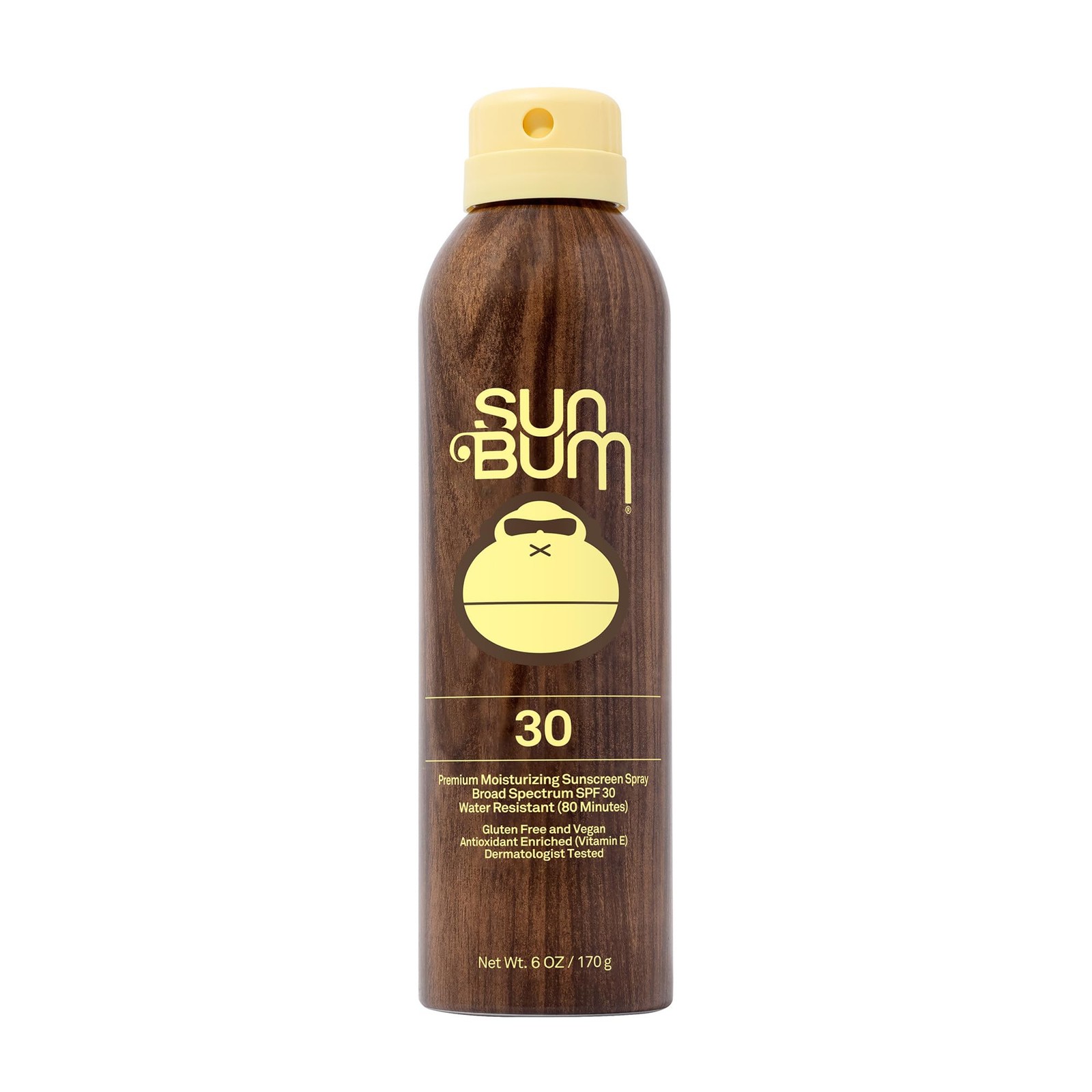 Sunscreen Body Spray SPF 30 6 Oz Sun Bum Original Broad Spectrum Moisturizing