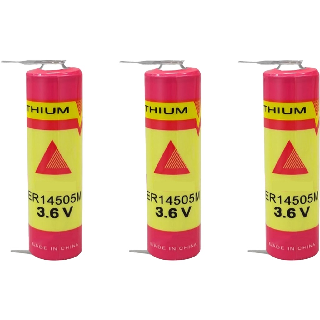 3PCS ER14505M 3.6V Household Plug-in Battery 2200mAh Welding Foot Battery