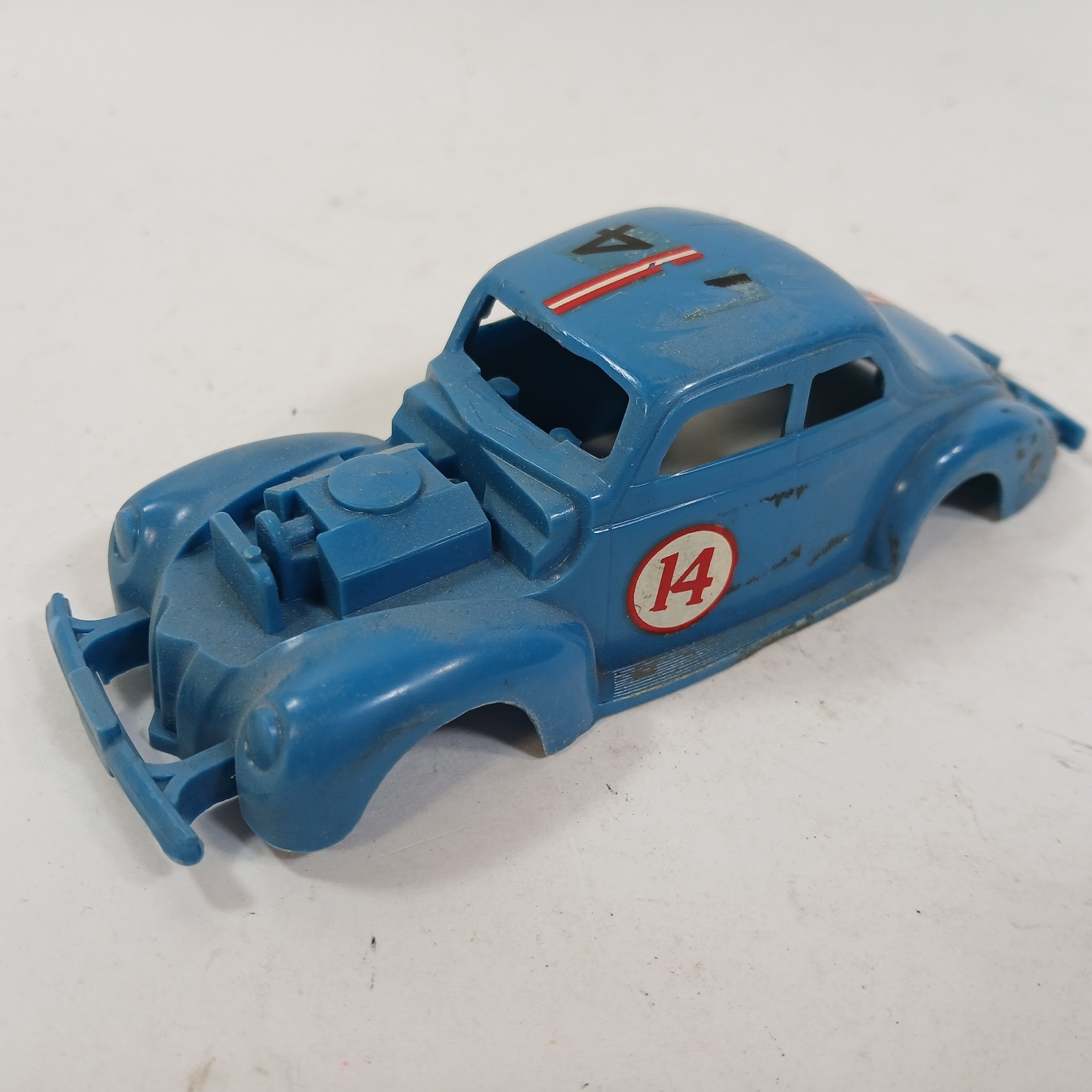 VINTAGE 1940 FORD GASSER BODIES SLOT CAR BLUE